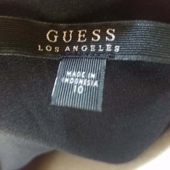 Guess LA Womens size 10 Spotted Dress Mesh Trim - Picture 9 of 9